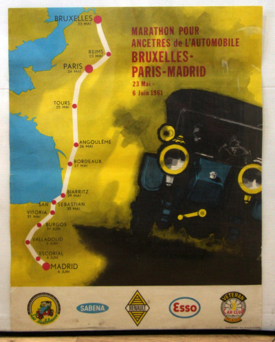 Bruxelles–Paris–Madrid poster