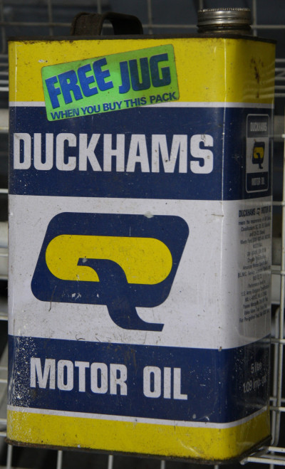 Duckhams Oil can