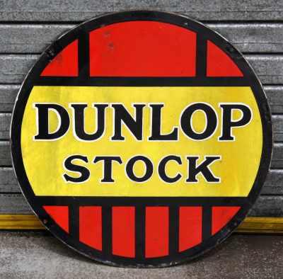 Dunlop Stock sign