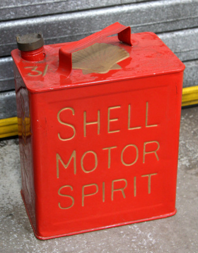 Shell Motor Spirit can