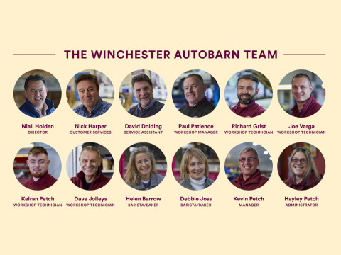 Meet the Winchester Auto Barn Team and what a team!